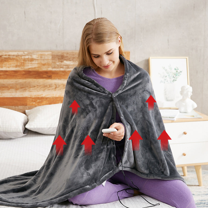 Cosycombe™ USB Heated Shoulder Wrap in Double-Sided Fleece