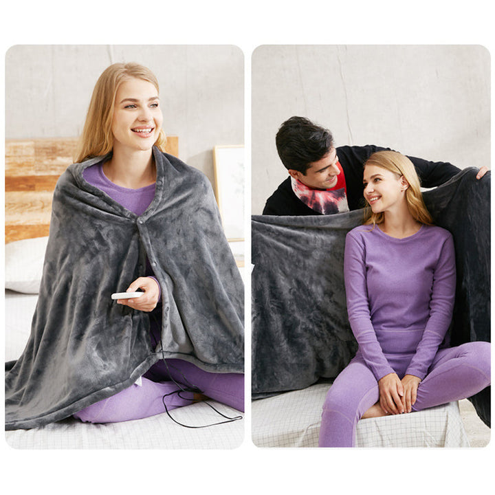 Cosycombe™ USB Heated Shoulder Wrap in Double-Sided Fleece