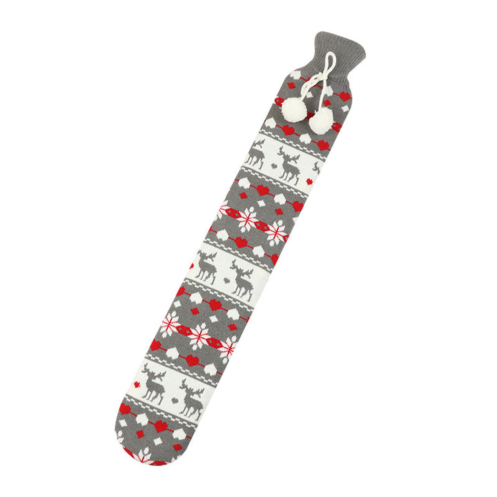 Cute 2 Litre Hot Water Bottle With Soft Fleece Cover