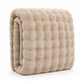 Cosycombe™ Ribbed Plush Knit Blanket, Soft and Machine Washable