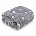 Cosycombe™ Glow-in-the-Dark Flannel Kids' Blanket, No Batteries Needed