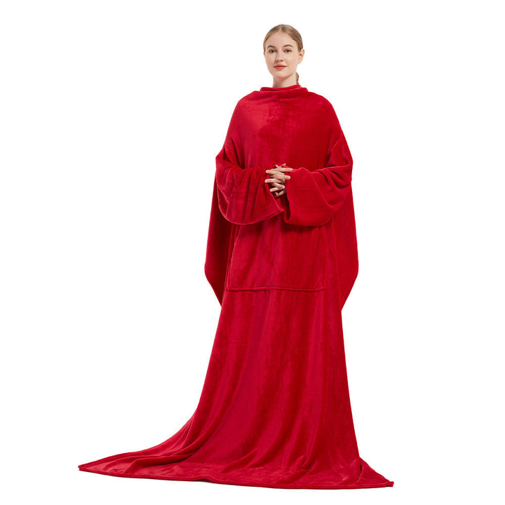 Cosycombe™ Wearable Fleece Blanket with Front Pocket – Loose, Cosy Fit