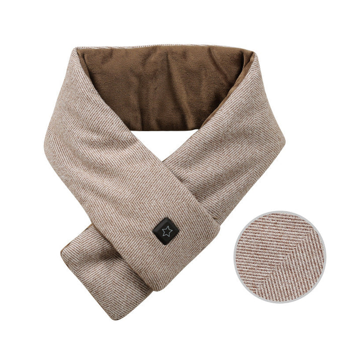 Cosycombe™ Cotton Heated Scarf with 3 Heat Levels and 7-Hour Battery