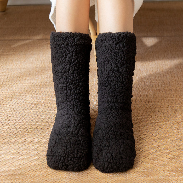 Cosycombe Extra Thick Fluffy House Socks with Grip