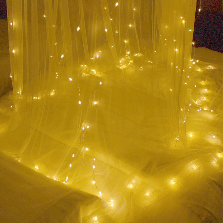 LED Curtain Lights 3x3m With 304 Beads For Parties