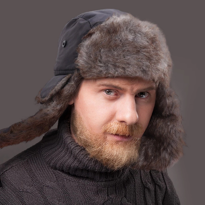 Cosycombe™ Faux Fur Aviator Trapper Hat with Warm Earflaps