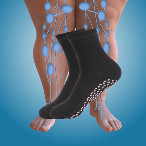 Cosycombe™ Self-Warming Tourmaline Socks with Acupressure-Style Texture