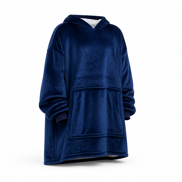 Cosycombe™ Oversized Plush Fleece Blanket Hoodie, One Size Fits All