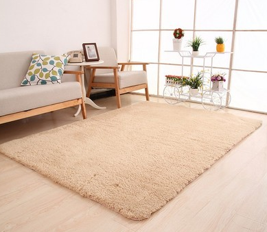 Cosycombe Fluffy shaggy rug with anti-slip back