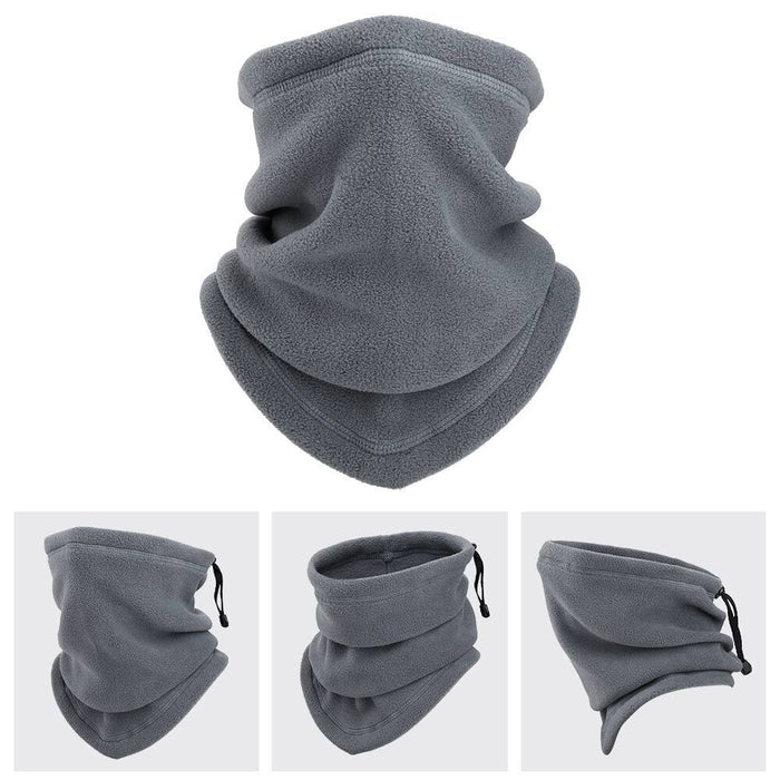 Cosycombe Fleece neck warmer with drawstring for skiing and cycling