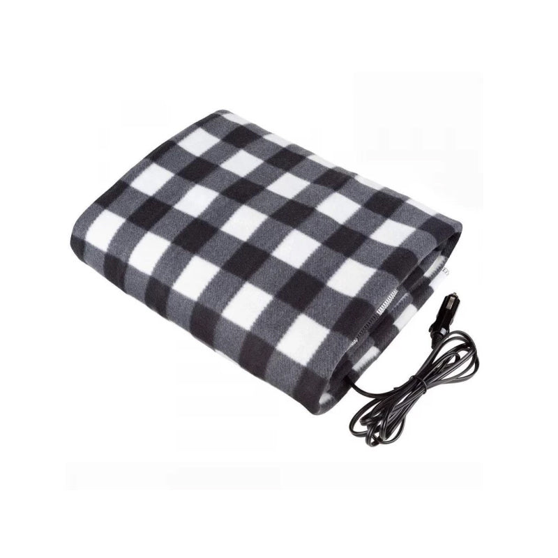 Cosycombe™ 12V Heated Car Blanket in Soft Fleece for Cold Journeys