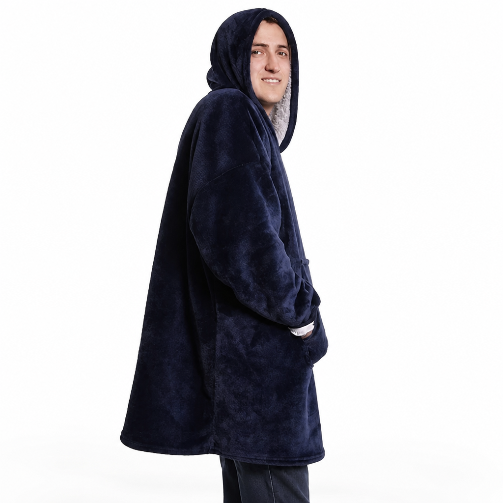 Cosycombe™ Ultra-Soft Oversized Sherpa Hoodie Blanket with Pocket