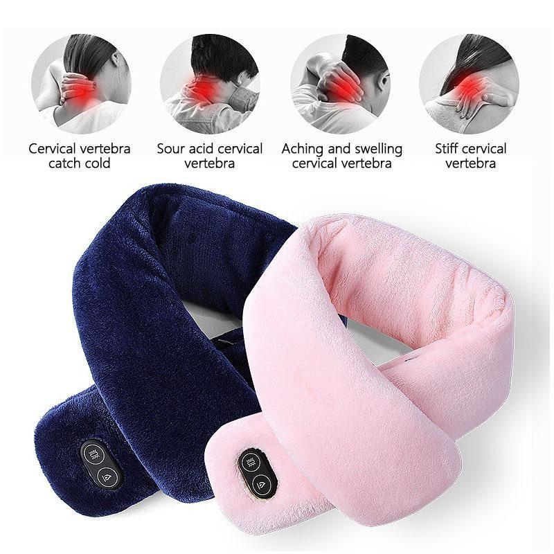 Cosycombe™ Heated Scarf with Vibration Massage and 3000 mAh Battery