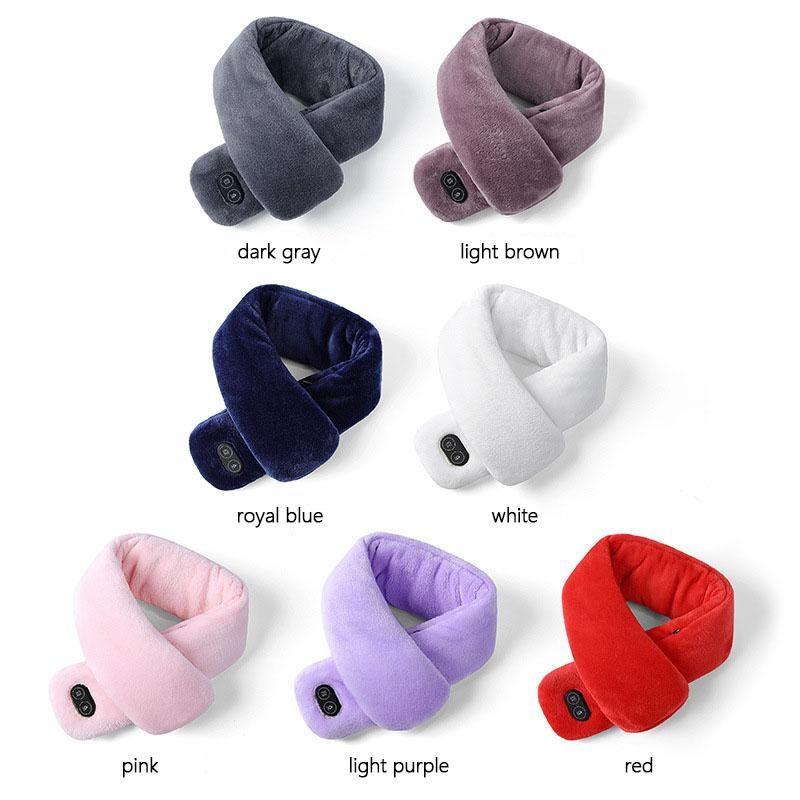 Cosycombe™ Heated Scarf with Vibration Massage and 3000 mAh Battery