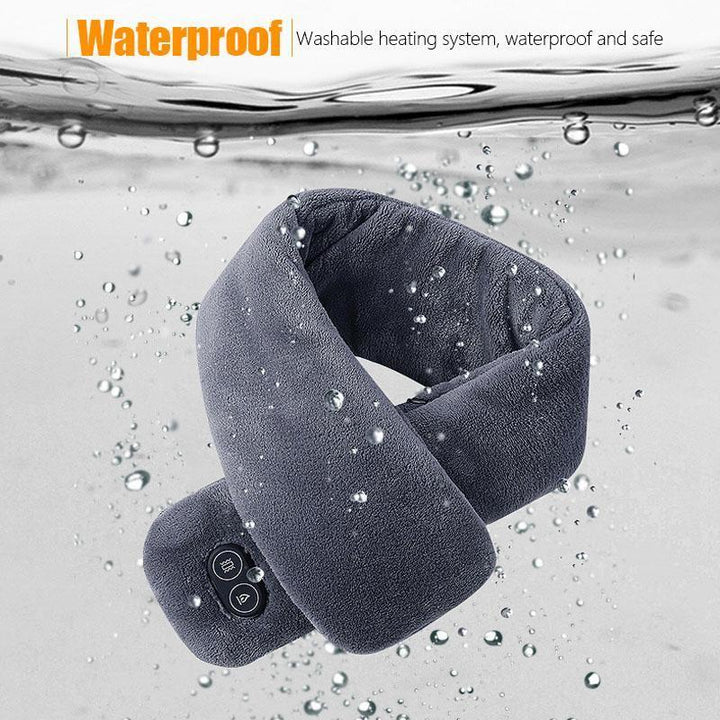 Cosycombe™ Heated Scarf with Vibration Massage and 3000 mAh Battery
