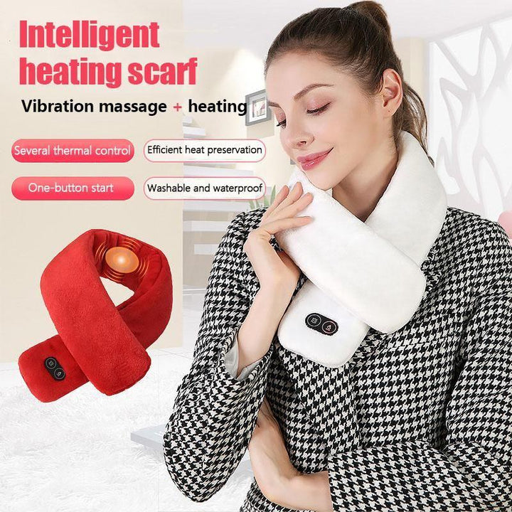 Cosycombe™ Heated Scarf with Vibration Massage and 3000 mAh Battery