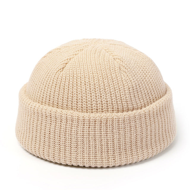 Cosycombe Short Ribbed Docker Beanie in Retro Style