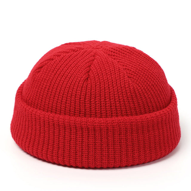 Cosycombe Short Ribbed Docker Beanie in Retro Style