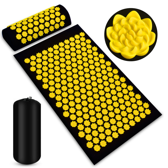 Cosycombe Acupressure mat and pillow set with travel bag