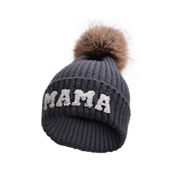 Cosycombe MAMA Beanie with Pompom, Matching MINI Set
