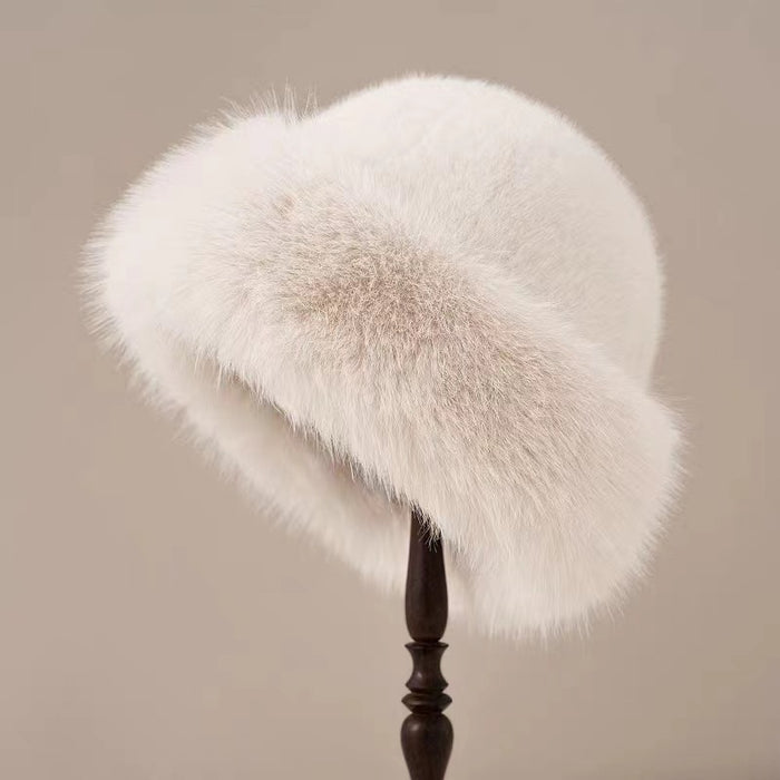 Cosycombe Faux Fur Cossack Hat with Rolled Brim