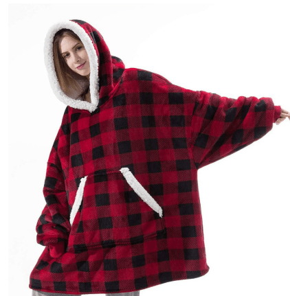 Cosycombe™ Oversized Fleece Hoodie Blanket with Big Warm Hood