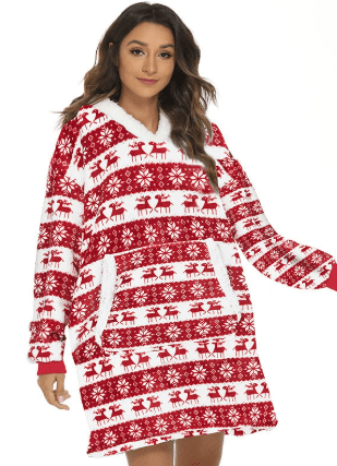 Cosycombe™ Oversized Fleece Hoodie Blanket with Big Warm Hood
