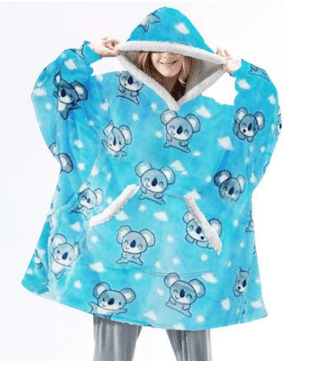 Cosycombe™ Oversized Fleece Hoodie Blanket with Big Warm Hood