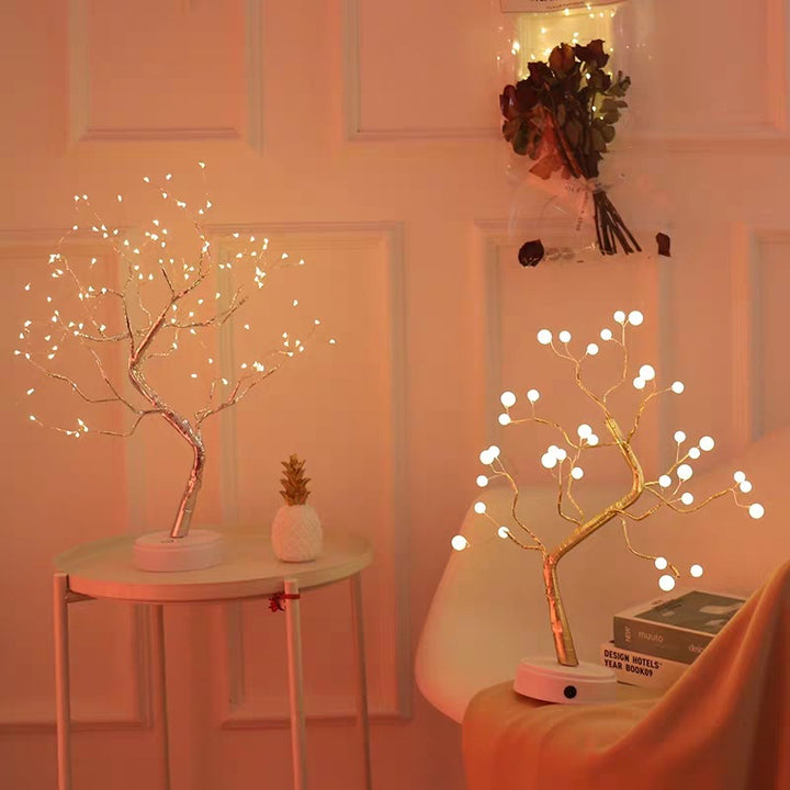Nordic Style LED Copper Wire Fairy Lights Rice Grains
