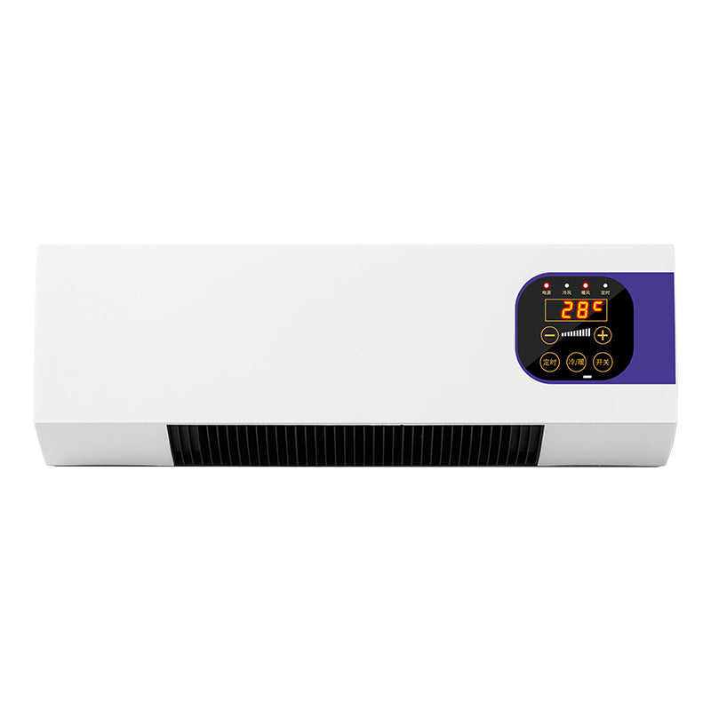 Slim graphene wall heater with touch display