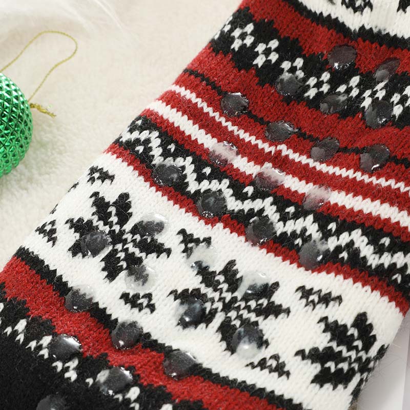 Cosycombe™ Ultra-Thick Snowflake Slipper Socks with Silicone Grips