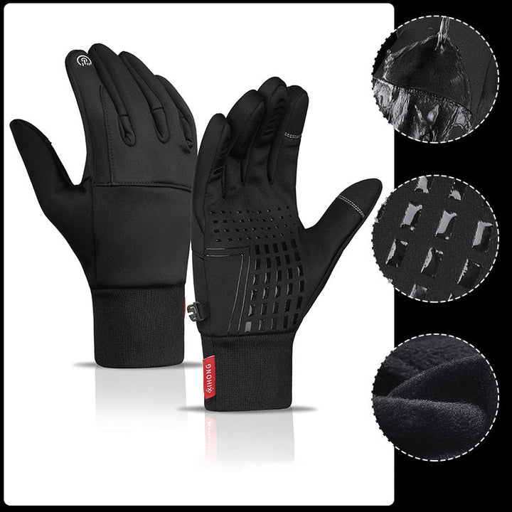 Cosycombe™ Water-Repellent Thermal Gloves with Fleece Lining and Grip