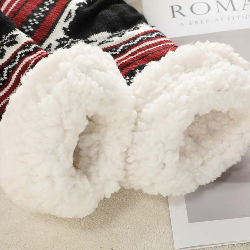 Cosycombe™ Ultra-Thick Snowflake Slipper Socks with Silicone Grips
