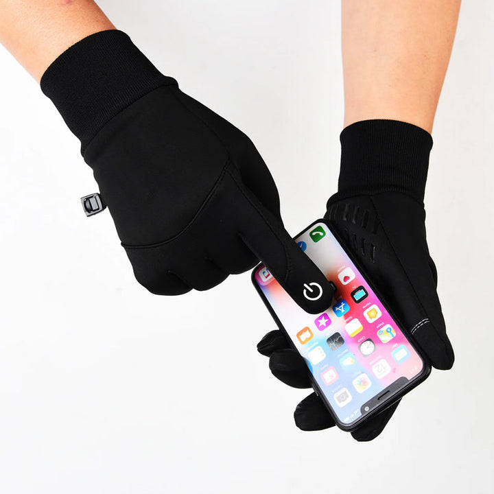 Cosycombe™ Water-Repellent Thermal Gloves with Fleece Lining and Grip