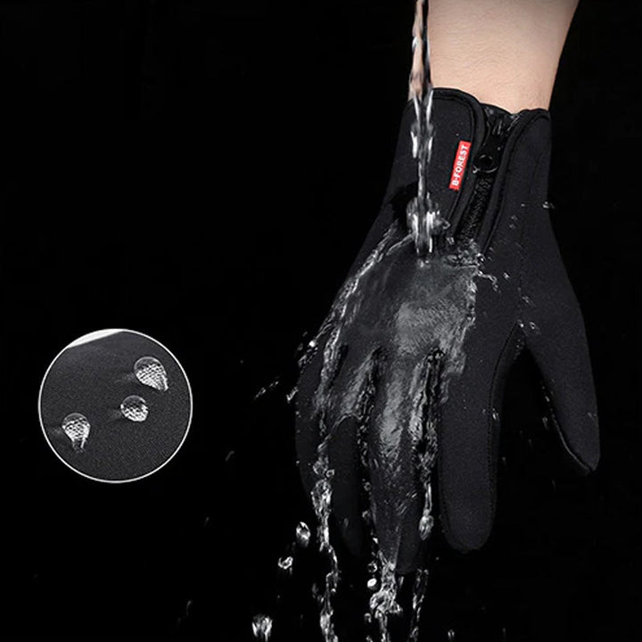 Cosycombe™ Water-Repellent Thermal Gloves with Fleece Lining and Grip