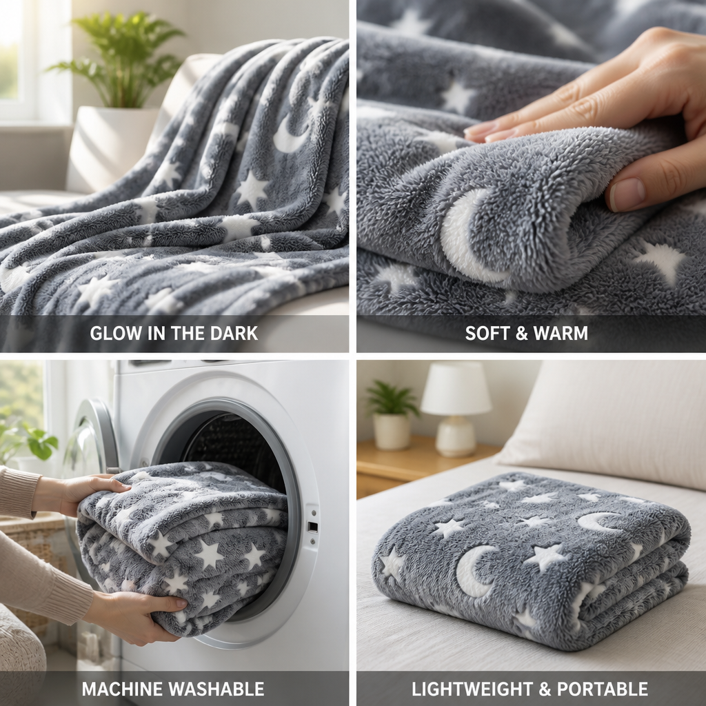 Cosycombe™ Glow-in-the-Dark Flannel Kids&