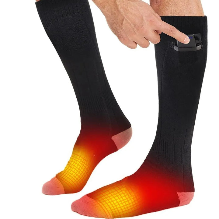 Cosycombe™ Rechargeable Heated Socks, 2 Pairs with 3 Heat Settings
