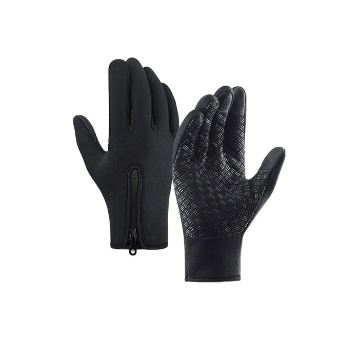 Cosycombe™ Warm Thermal Gloves with 3 Touchscreen Fingers and Zip Fit