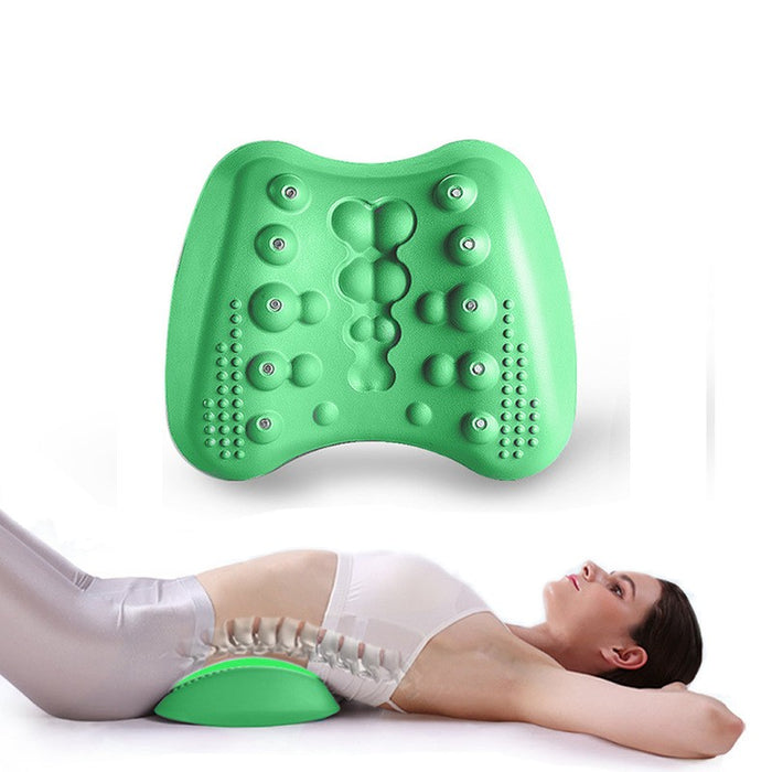 Cosycombe Curved lower-back stretch pillow with massage nodes