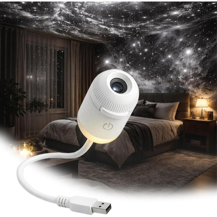 Cosycombe USB star projector night light with slide films