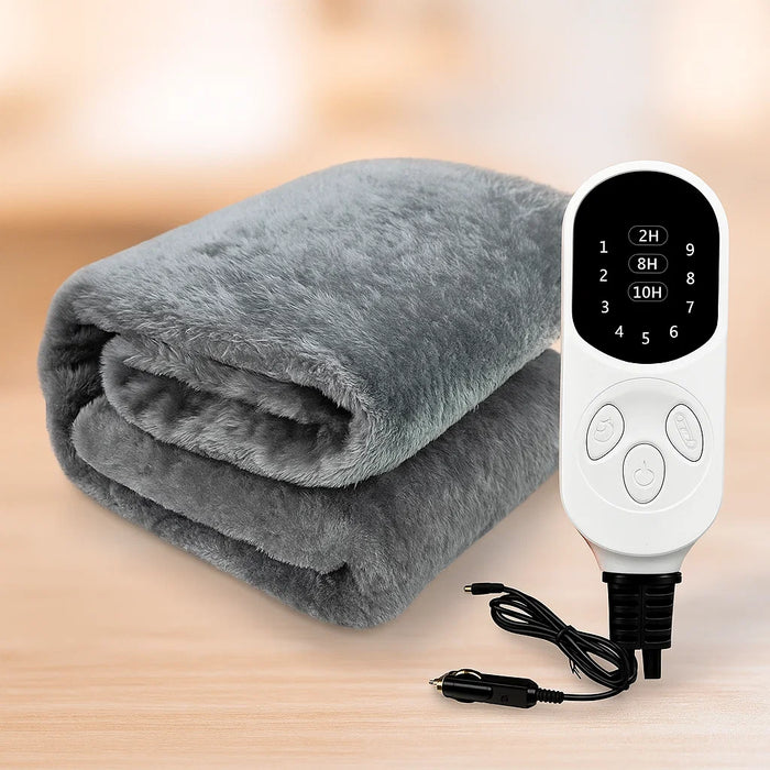 Cosycombe™ 12V Heated Car Blanket with 9 Heat Settings and Timer