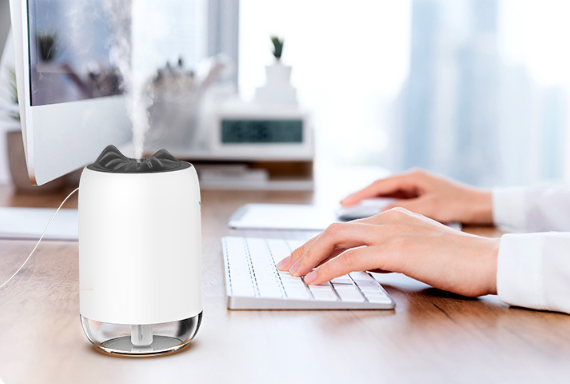 Mini USB Humidifier 260ml With Warm Night Light For Car And Home