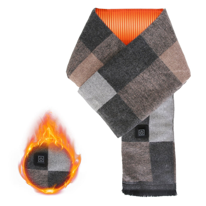 Cosycombe USB Heated Scarf with Zipped Pocket for Power Bank