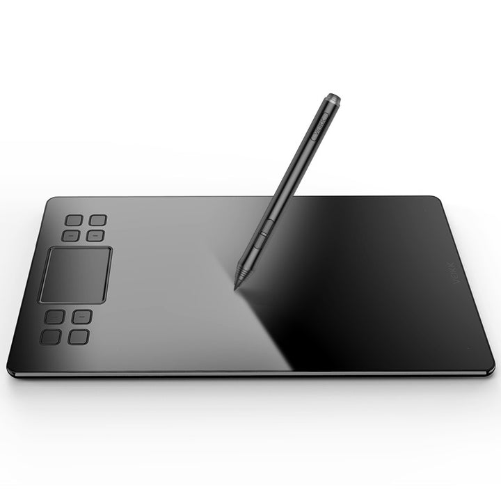 Graphics drawing tablet with stylus and pen stand