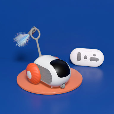 Cosycombe Remote control cat car with feather teaser
