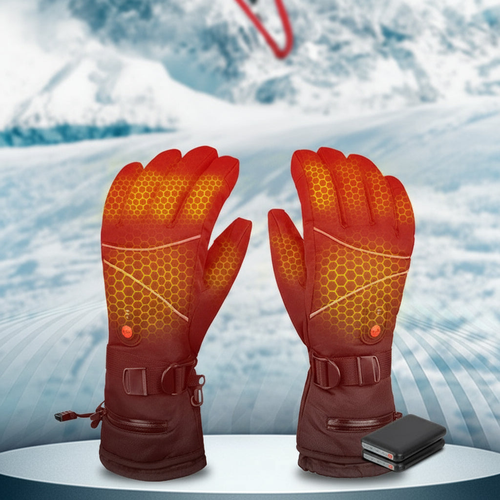 Cosycombe™ Waterproof Rechargeable Heated Ski Gloves