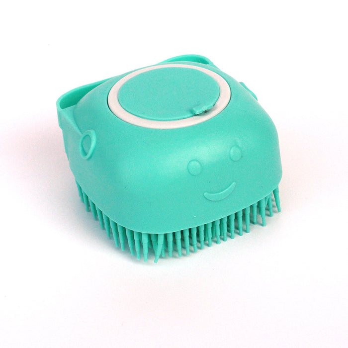 Cosycombe Silicone pet bath brush with built-in shampoo