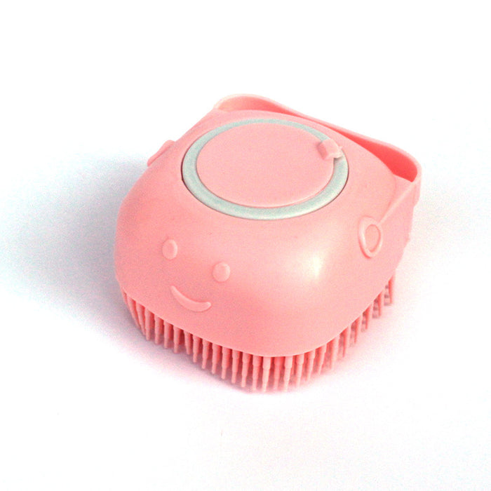 Cosycombe Silicone pet bath brush with built-in shampoo