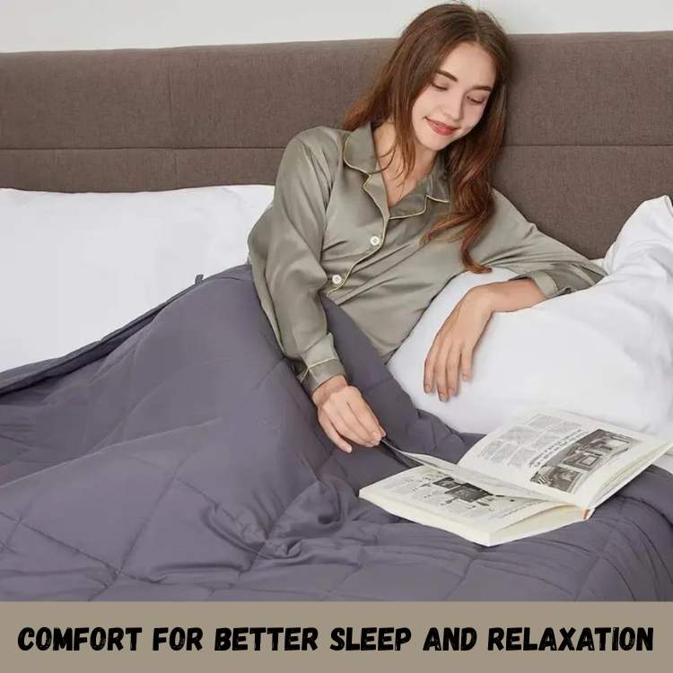 Cosycombe™ Weighted Blanket with Breathable Zip-Off Cover