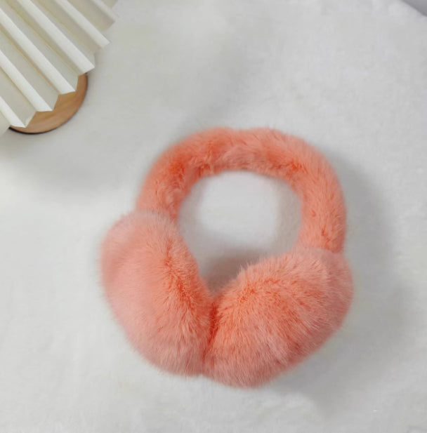 Cosycombe Fluffy Faux Fur Earmuffs that Fold Away